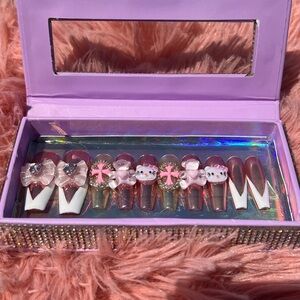 Hello kitty h2k junk nails